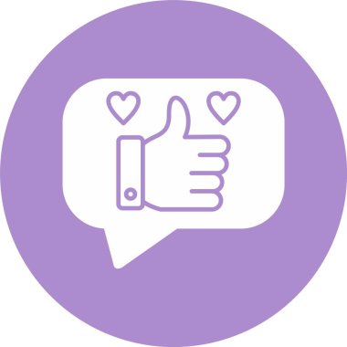 Favori Kabartma Çemberi Simgesi