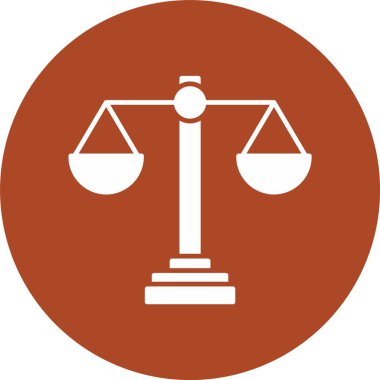 Steelyard Dengesi Kabartma Çemberi Simgesi