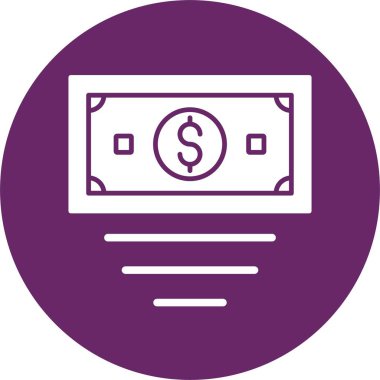 Para Kabartma Çemberi Simgesi