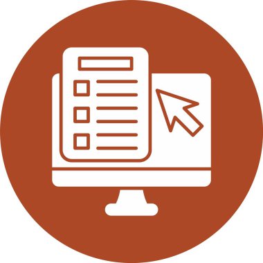 Çevrimiçi Test Kabartma Çemberi Simgesi