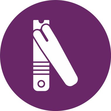 Tırnak Kırpıcı Kabartma Çemberi Simgesi