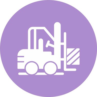 Forklift Kabartma Çemberi Simgesi