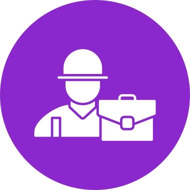 İşçi Kabartma Çemberi Simgesi