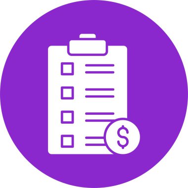 Fiyat Listesi Kabartma Çemberi Simgesi