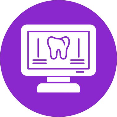 Orthopantomogram Glyph Çember Simgesi