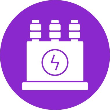 Güç Transformatörü Kabartma Çemberi Simgesi