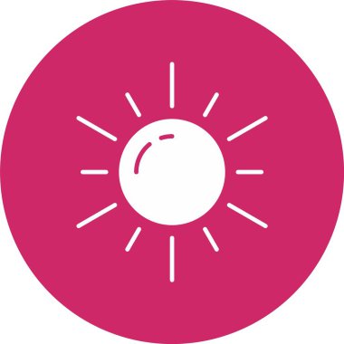 Güneş Kabartma Çemberi Simgesi