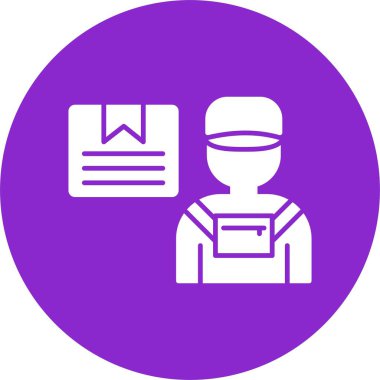 Kurye Kabartma Çemberi Simgesi