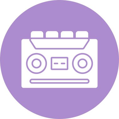 Kasetçalar Kabartma Çemberi Simgesi