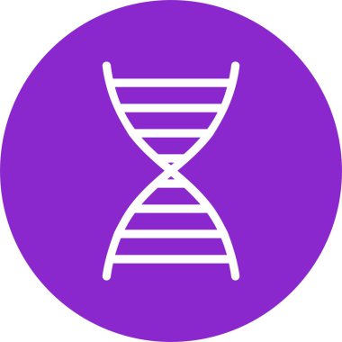 DNA Kabartma Çemberi Simgesi