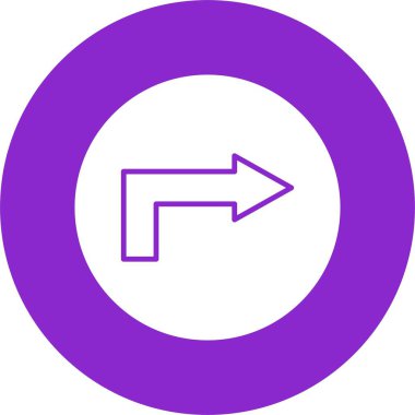 Doğru Yol Kabartma Çemberi Simgesi