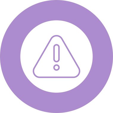 Tehdit Kabartma Çemberi Simgesi