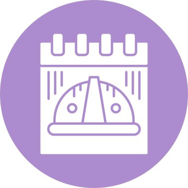 İşçi Bayramı Kabartma Çemberi Simgesi