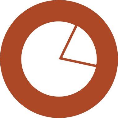 Pasta Grafiği Kabartma Çemberi Simgesi