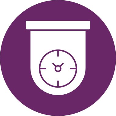 Mutfak Zamanlayıcısı Kabartma Çemberi Simgesi