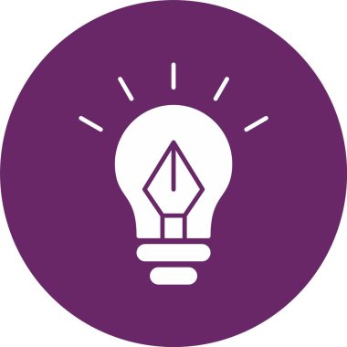 Düşünen Kabartma Çemberi Simgesi