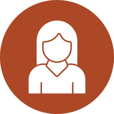 Kadın Kabartma Çemberi Simgesi