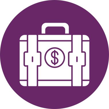 Çanta Kabartma Çemberi Simgesi