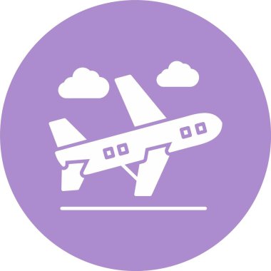 Seyahat Kabartma Çemberi Simgesi