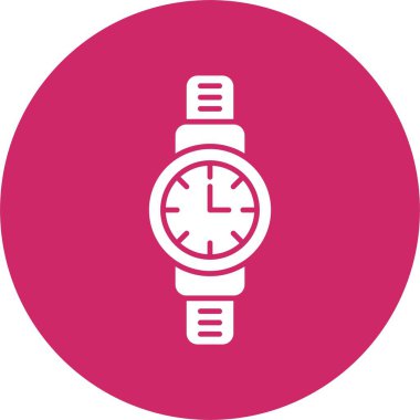 Kol Saati Kabartma Çemberi Simgesi