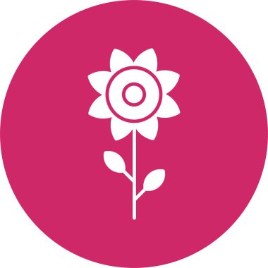 Ayçiçeği Kabartma Çemberi Simgesi