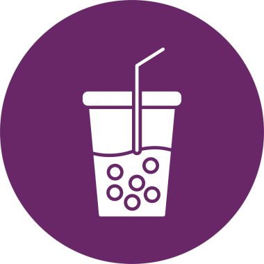 Yumuşak İçecek Kabartma Çemberi Simgesi