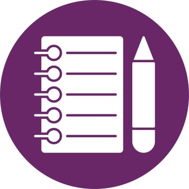 Not Kabartma Çemberi Simgesi