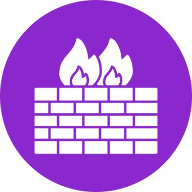 Firewall Kabartma Çemberi Simgesi