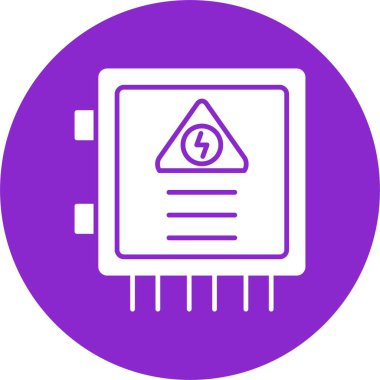 Sigorta Kutusu Kabartma Çemberi Simgesi