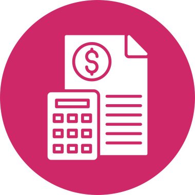 Bütçe Kabartma Çemberi Simgesi