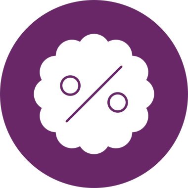 İndirimli Kabartma Çemberi Simgesi