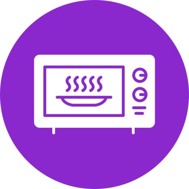 Mikrodalga Kabartma Çemberi Simgesi