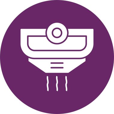 Duman dedektörü Kabartma Çemberi Simgesi