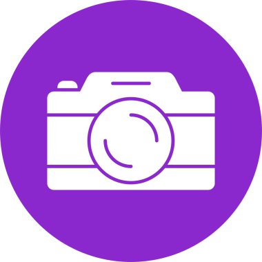 Kamera Kabartma Çemberi Simgesi