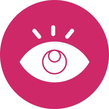 Optik Kabartma Çemberi Simgesi