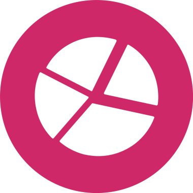 Pasta Grafiği Kabartma Çemberi Simgesi