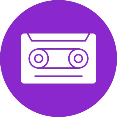 Kaset Kabartma Çemberi Simgesi