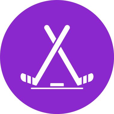 Buz Hokeyi Kabartma Çemberi Simgesi