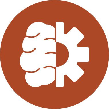 Yaratıcı Beyin Kabartma Çemberi Simgesi