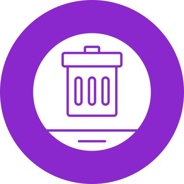 Çöp Kabartma Çemberi Simgesi