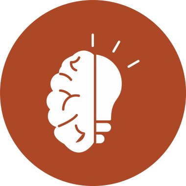 Beyin fırtınası Kabartma Çemberi Simgesi