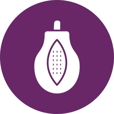Papaya Kabartma Çemberi Simgesi