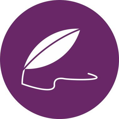 Quill Kabartma Çemberi Simgesi