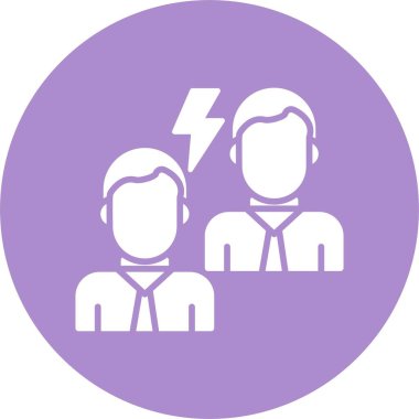 Çakışma Kabartma Çemberi Simgesi