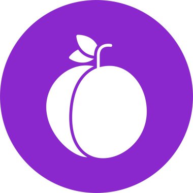 Şeftali Kabartma Çemberi Simgesi