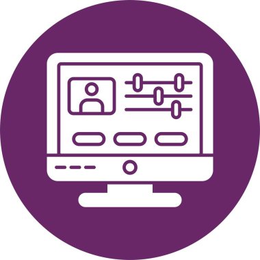 Grafik Düzenleyici Kabartma Çemberi Simgesi