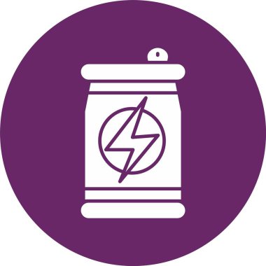 Enerji İçeceği Kabartma Çemberi Simgesi