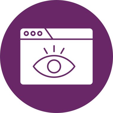 Görselleştirme Kabartma Çemberi Simgesi