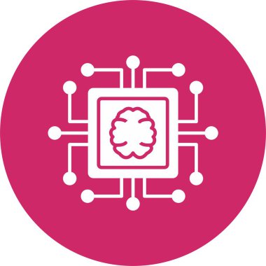 Çip Kabartma Çemberi Simgesi