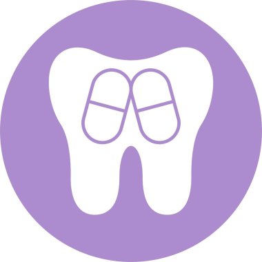 Kapsül Kabartma Çemberi Simgesi